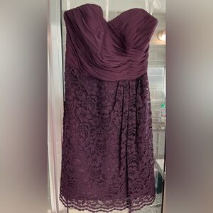 David’s Bridal Bridesmaid Dress. Strapless Size 10